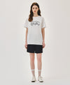 Marithé François Girbaud LOGO TEE+NYLON SHORTS SET-UP