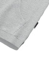 Nice Ghost Club Skull Ribbon Waffle Hoodie Zip Up [Grey]