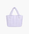 Marithé François Girbaud CLASSIC LOGO SEERSUCKER PADDING BAG purple