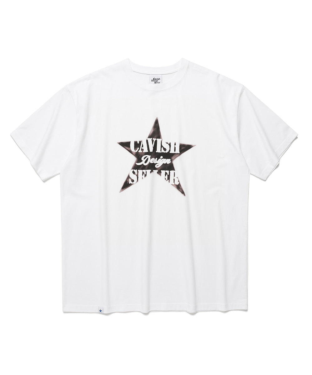 Cavish Star Stencil Short Sleeve Tee