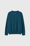 General Idea MAN Essential Minimal Crew Neck Pullover [Teal Green]