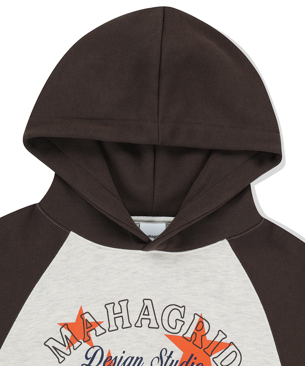 Mahagrid Department Star Crop Hoodie