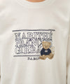 Marithé François Girbaud Kids Doodle Classic Logo Long Sleeve Tee White