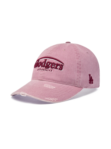 MLB Vintage Demage Curve Logo Unstructured Ballcap