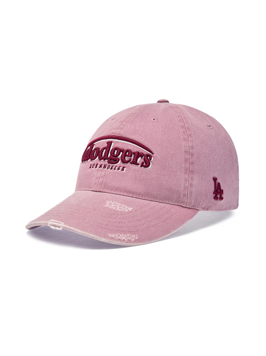 MLB Vintage Demage Curve Logo Unstructured Ballcap