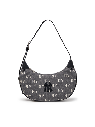 MLB Classic Monogram Vintage Denim Hobo Bag