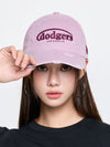 MLB Vintage Demage Curve Logo Unstructured Ballcap