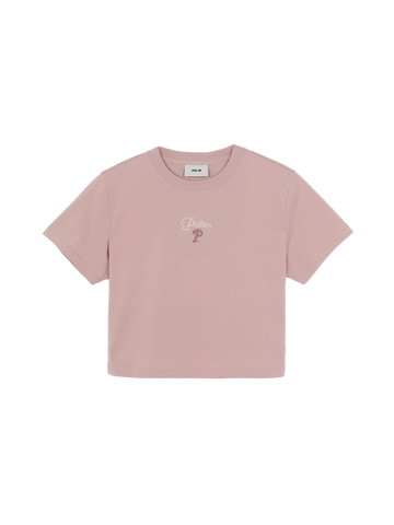 MLB Women's Sheriff Logo Comfortable Crop T-shirt