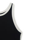 MLB Women's Basic Ringer Crop Sleeveless T-shirt