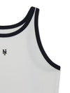 MLB Women's Basic Ringer Ribbed Sleeveless Ops