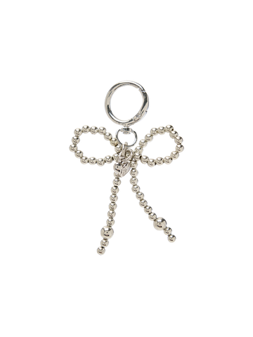 MLB Double Beads Ribbon Charm Keyring
