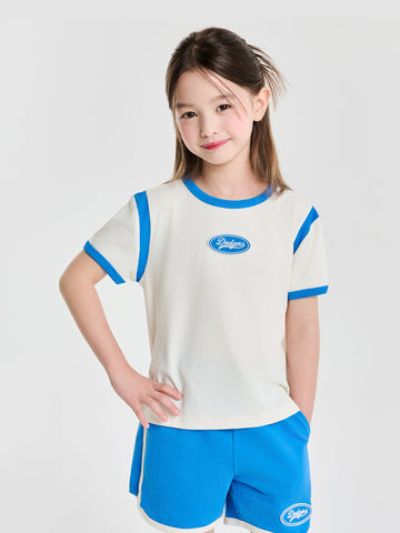 MLB Vasrsity Round Logo Crop T-shirt (girl's)