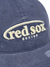 MLB Vintage Damage Curve Logo Unstructured Ballcap