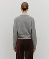 Marithé François Girbaud Marithé François Girbaud Sport W M+FG Logo Crop Pullover Melange Gray