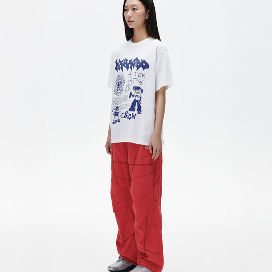 Mahagrid Street Crew Tee White