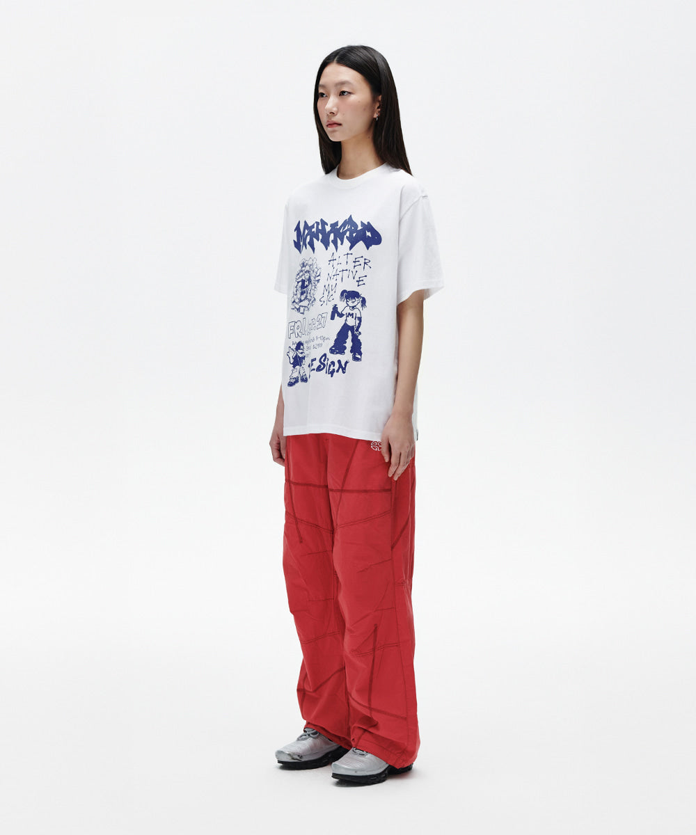 Mahagrid Street Crew Tee White