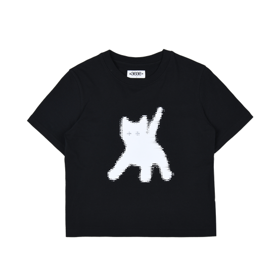 AEAE Flashed Cats Eye Crop T-Shirt