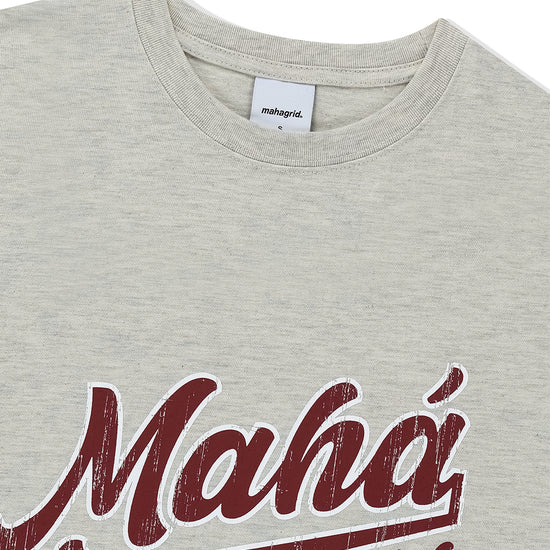 Mahagrid Vintage Script Tee [Oatmeal]