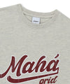 Mahagrid Vintage Script Tee [Oatmeal]