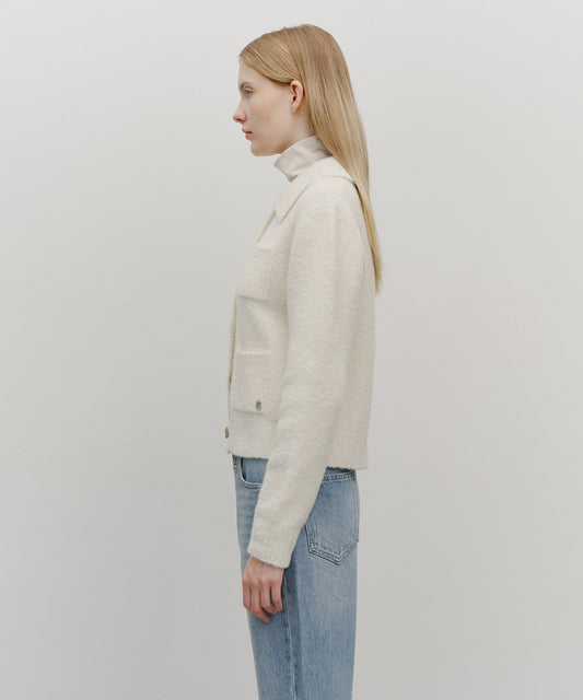 Marithé François Girbaud W 3 POCKET BOUCLE CARDIGAN