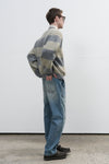General Idea UNISEX Hachi Big Border Knit Pullover