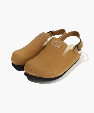 Marithé François Girbaud Suede Strap Clogs