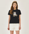 Marithé François Girbaud W DOODLE BEAR TEE