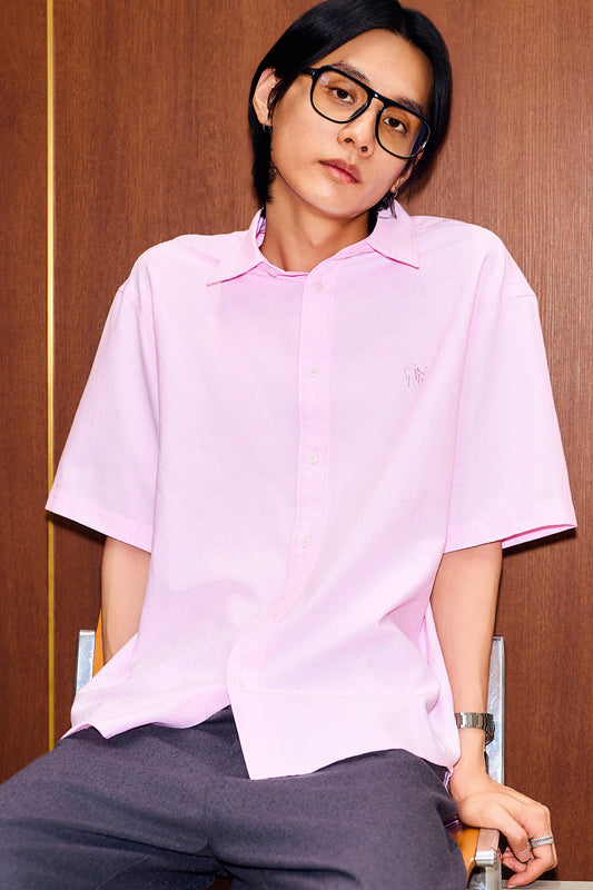 General Idea UNISEX Basic Oxford Half Shirt