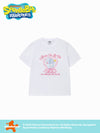 ADLV Woman Heart Pearl Short Sleeve T-Shirt