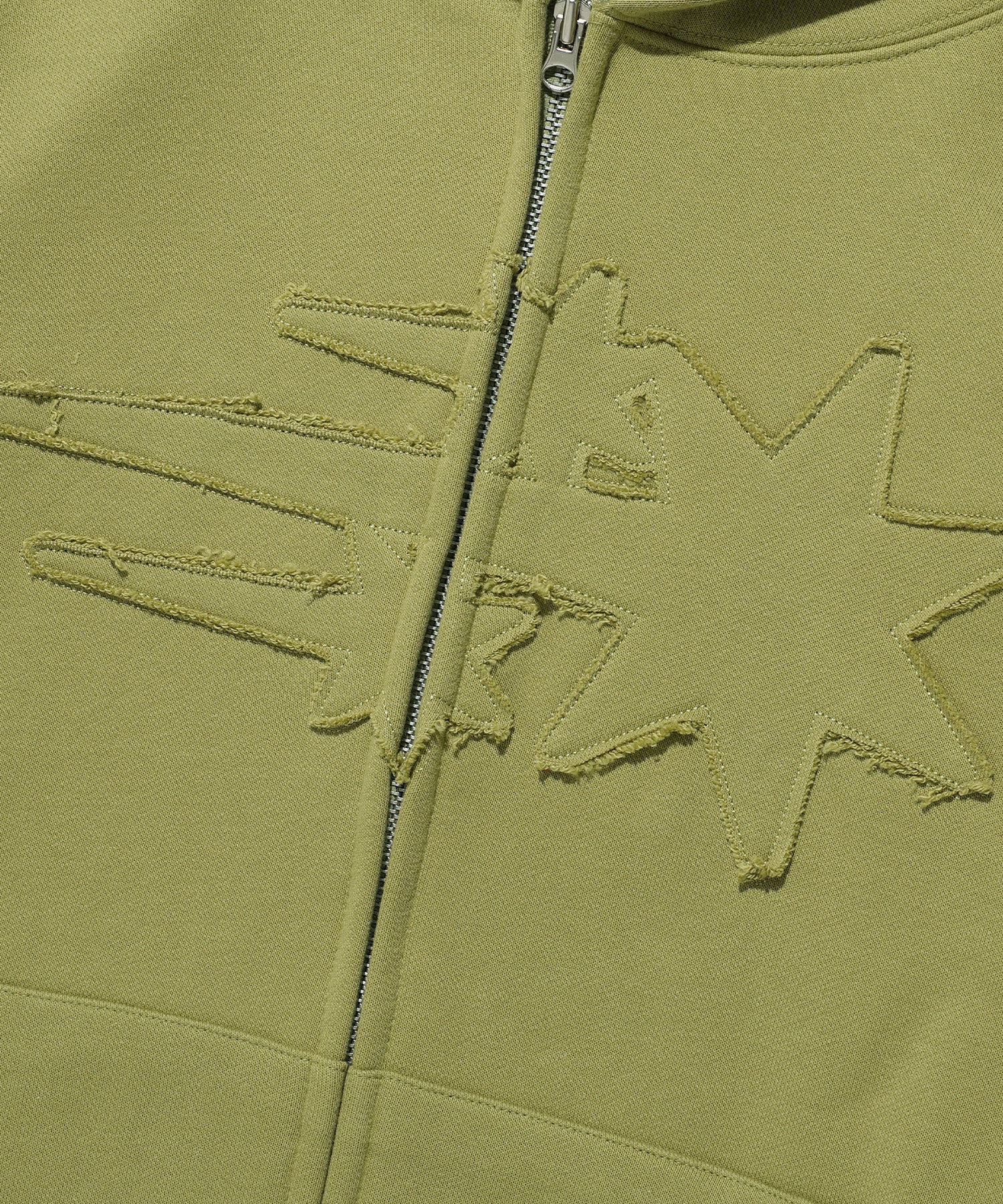 Nice Ghost Club 3 Star Logo Zip Hoodie