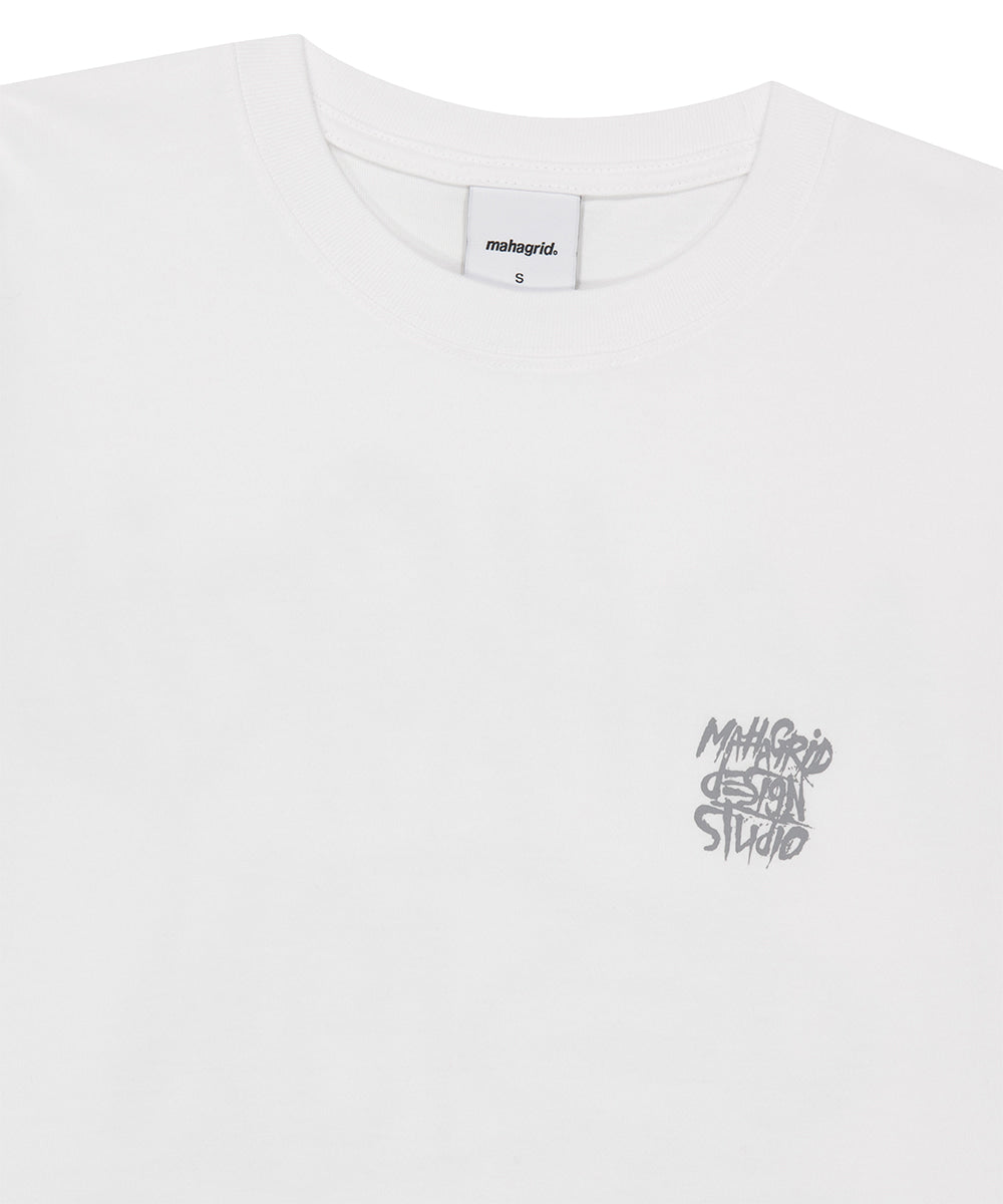 Mahagrid Paisley Slash Logo Tee