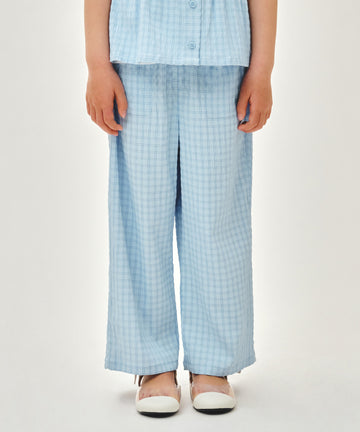 Marithé François Girbaud Kids W Check Capri Pants