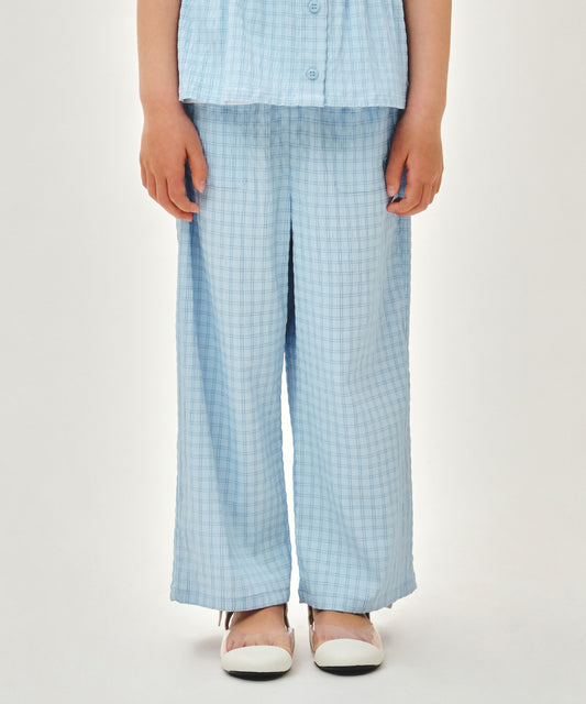 Marithé François Girbaud Kids W Check Capri Pants