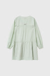 General Idea WOMAN Pintuck Low-Rise Dress