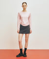 Marithé François Girbaud Marithé SPORT FLARE MINI SKIRT
