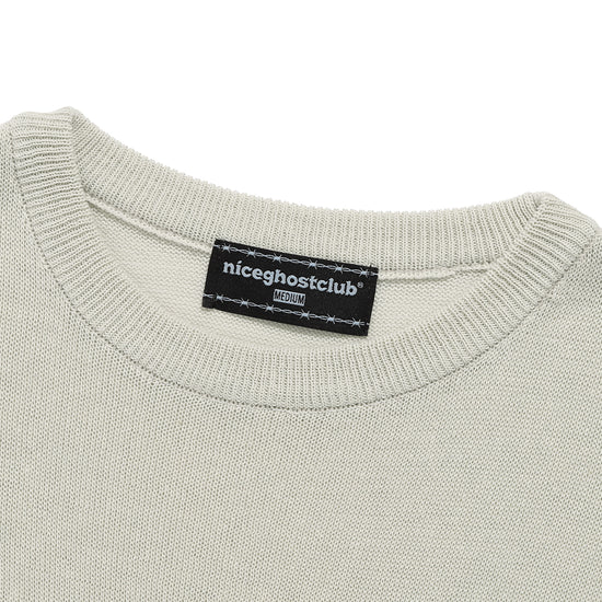 Nice Ghost Club Gummy Bear Summer Knit Half T-Shirt