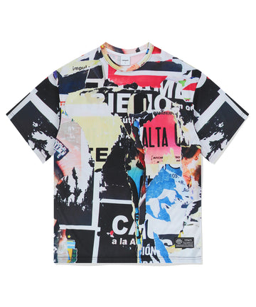 Mahagrid COLLAGE MESH TEE[MULTI]