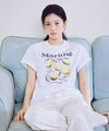 Marithé François Girbaud [1차 6/19, 2차 6/29 예약발송] AEROCOOL LEMON GRAPHIC TEE white