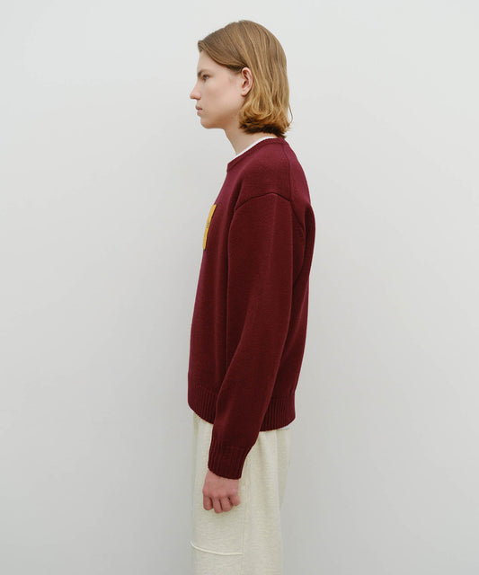 Marithé François Girbaud M Applique Knit Pullover