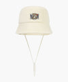 Marithé François Girbaud Kids Bear Classic Logo Fleece Bucket Hat Brown