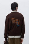 General Idea UNISEX Twin Dog Jacquard Knit Pullover