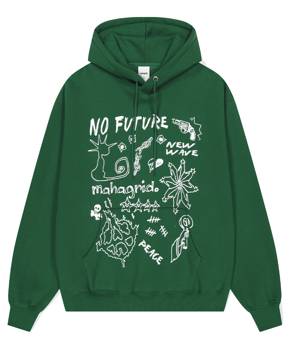 Mahagrid No Future Hoodie Green