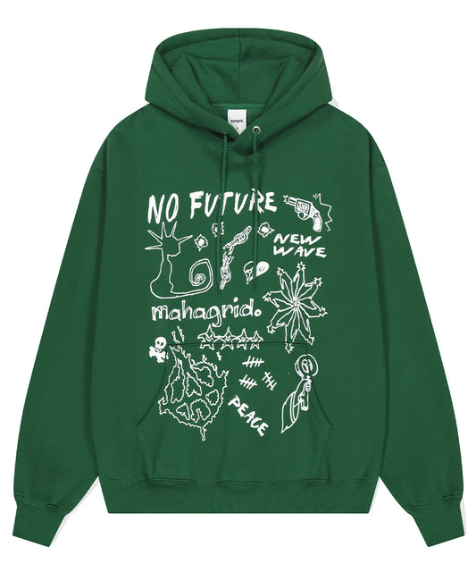 Mahagrid No Future Hoodie Green
