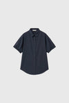 General Idea WOMAN Loose Fit Folded Sleeve Cotton Shirt