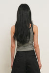 General Idea WOMAN Multi Stripe U-Neck Sleeveless