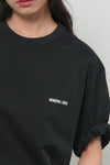 General Idea UNISEX Temperature Cut Cooling Logo Short Sleeve T-Shirt [WHITE]