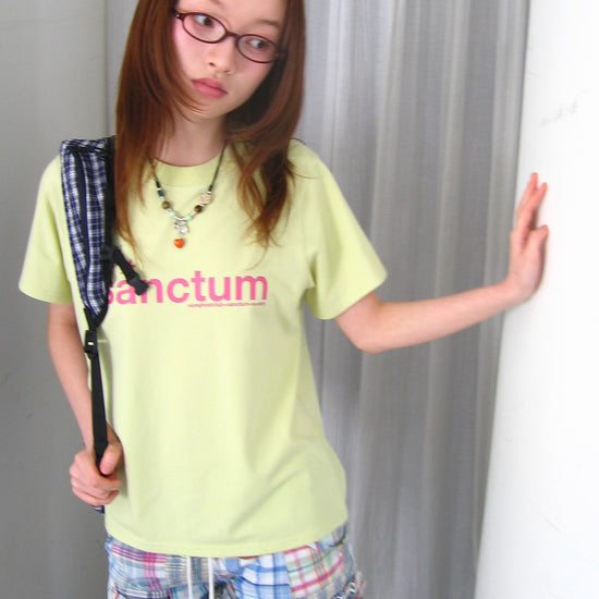 Nice Ghost Club [6/5 pre-order] Sanctum Logo Tee [Yellow Green]