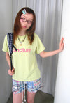 Nice Ghost Club [6/5 pre-order] Sanctum Logo Tee [Yellow Green]
