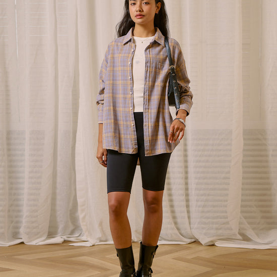 Bitter Cells Pop Overfit Check Shirt