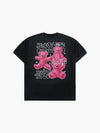 ADLV Crayon Three Bear Artwork Short Sleeve T-Shirt
